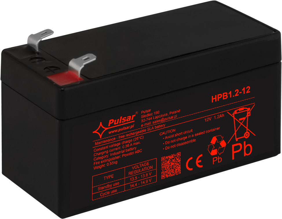 Akumulator 2.3Ah/12V HPB