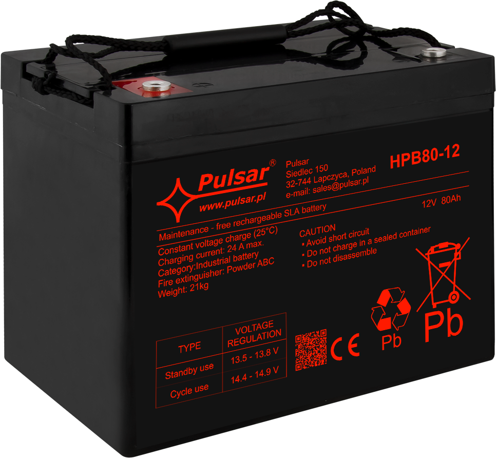 Akumulator 80Ah/12V HPB