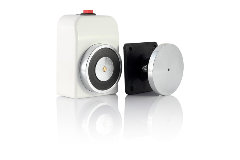 Elektromagnetyczny trzymacz ścienny S2 biały 1000N