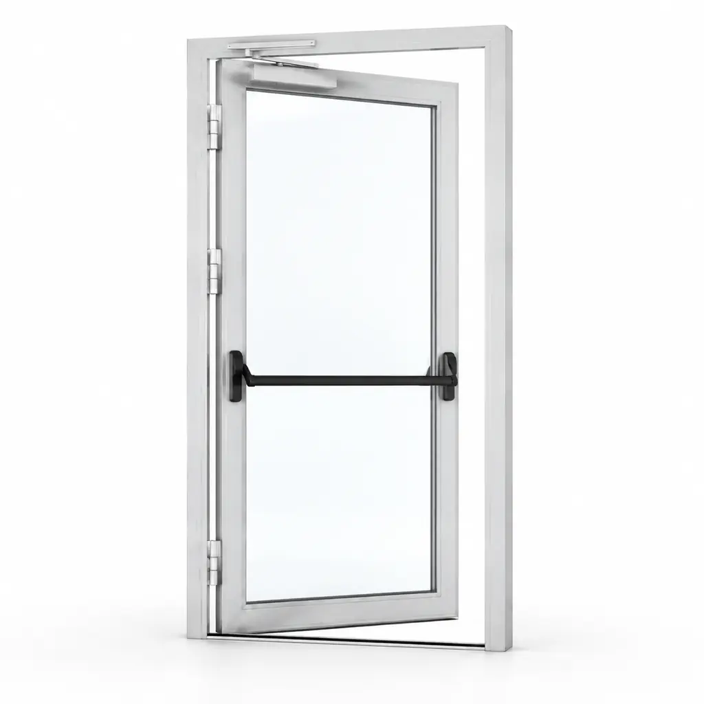 Drzwi aluminiowe przeciwpożarowe EI60