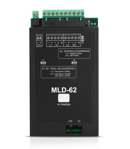 Moduł linii dozorowych MLD-62