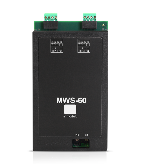 Moduł wyjść linii sygnałowych MWS-60