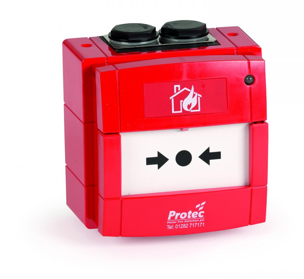 Zewnętrzny ręczny ostrzegacz pożarowy 6000/MCP/WP, D+H