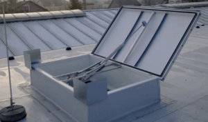 Klapa dymowa P2 1-skrzydłowa CO2+230V