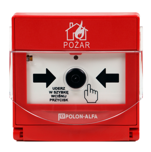 Ręczny ostrzegacz pożarowy ROP-4001MH hermetyczny