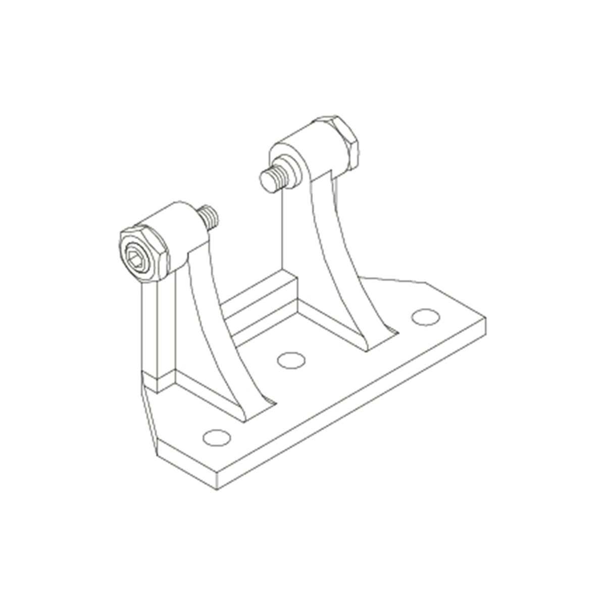 Konsola kątowa WK 6 do napędów zębatkowych ZA, D+H