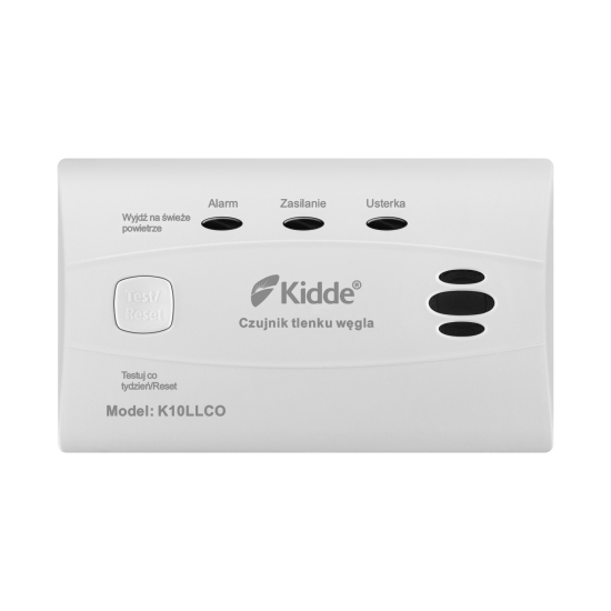 Czujnik tlenku węgla (czujnik czadu) K10LLCO