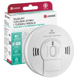 Dualny czujnik dymu i tlenku węgla K10SCO, KIDDE