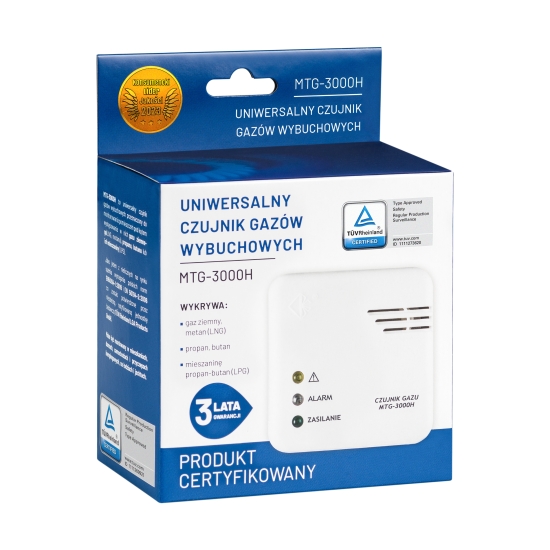 Czujnik gazów wybuchowych MTG-3000H, KIDDE