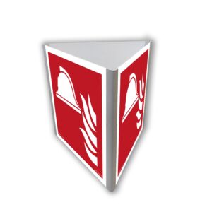 Znak zestaw sprzętu przeciwpożarowego 3D dościenny BF804
