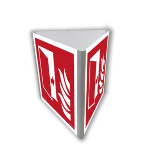 Znak drzwi przeciwpożarowe 3D dościenny BF807