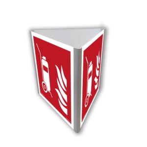 Znak gaśnica przewoźna 3D dościenny BF809