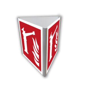 Znak działko gaśnicze 3D dościenny BF815