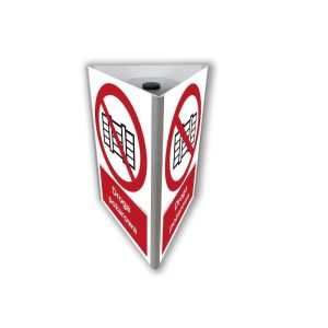 Znak przestrzenny droga pożarowa 3D do słupka BB701
